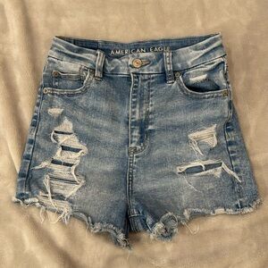 American Eagle Curvy Hi-Rise Shortie - size 0